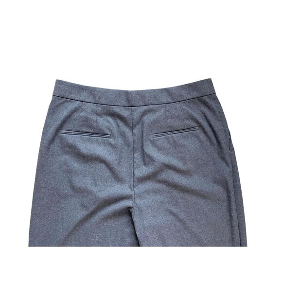 Ann Taylor Womens Gray Pleated Wide Leg Dress Pants Size 14 Career Casual Work - Picture 4 of 6